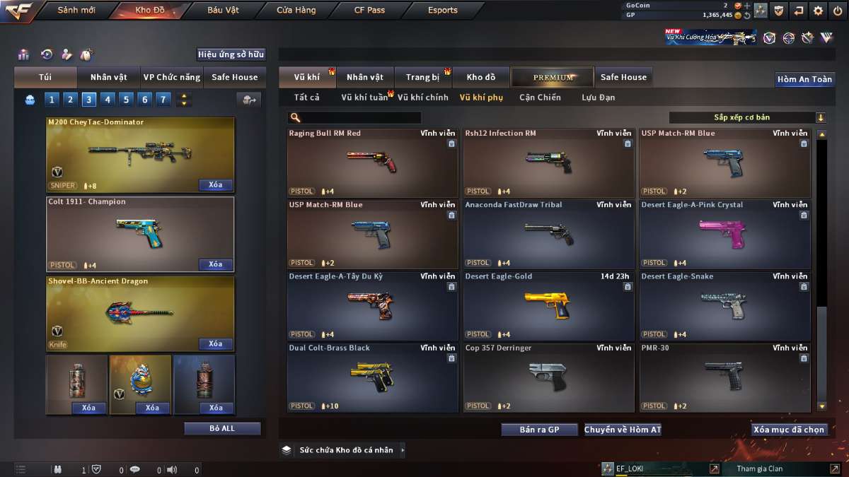 shop acc cf uy tin gia re